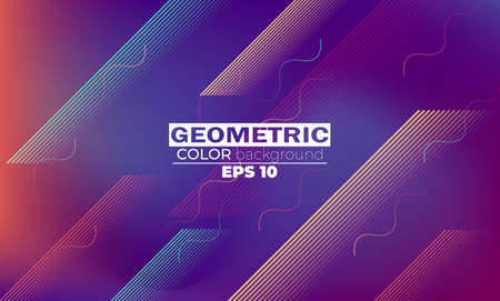Minimal geometric background. gradient shapes composition. Applicable for gift card,  Poster on wall...