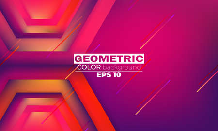 Minimal geometric background. gradient shapes composition. Applicable for gift card,  Poster on wall poster template,  landing page, ui, ux ,coverbook,  baner, social media postedのイラスト素材