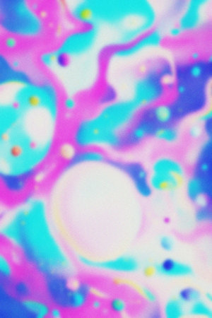 abstract background with spots and spots of blue, pink and purple