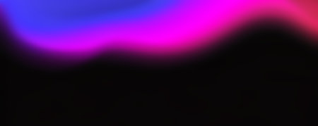 Abstract background with color blots, transitions and bends. Different shades and thickness.の写真素材