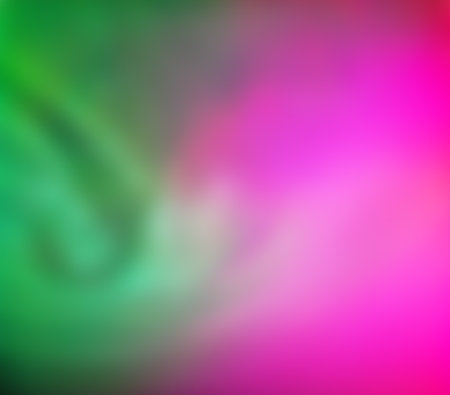 Abstract background with smooth lines in pink, purple and green colors.