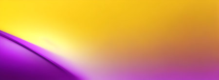 abstract colorful background with smooth lines in purple and yellow colors.の写真素材