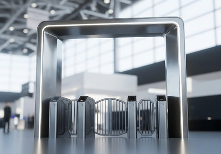 3d rendering of a modern exhibition hall