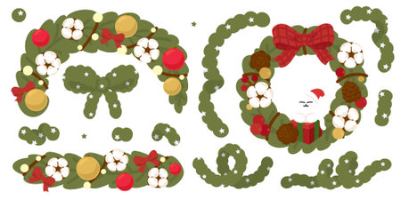 christmas decoのイラスト素材