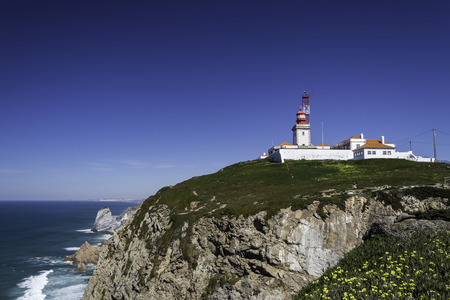 The lighthouse of Coba de Rocaの写真素材