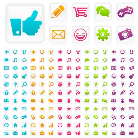 Social Media Iconsのイラスト素材