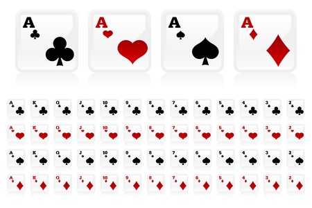 Set of playing game icons 