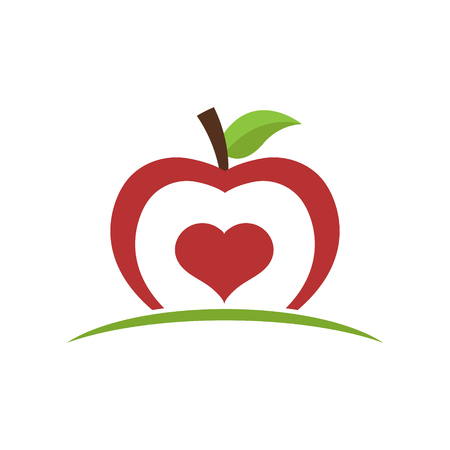 Healthy Food Apple Iconのイラスト素材