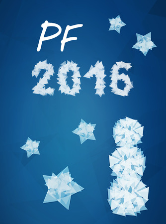 PF wish card 2016 vector illustrationのイラスト素材