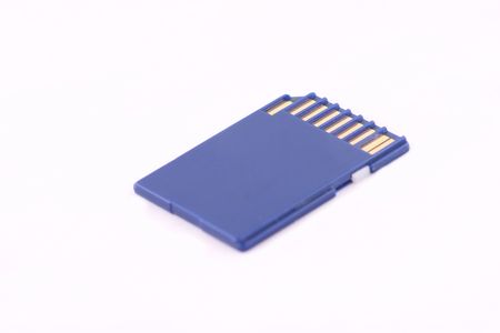 sd card isolated over white background, computers