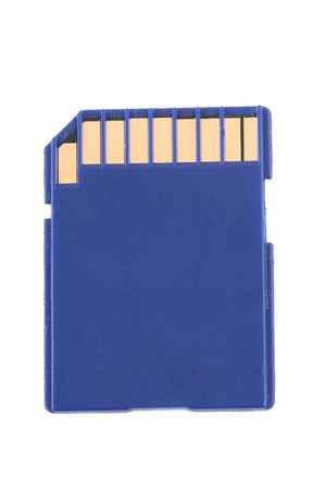 sd card isolated over white background, computers