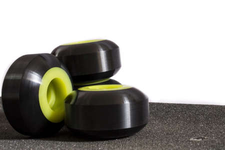 Black and yellow color wheels