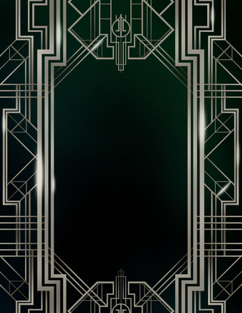 Gatsby Art Deco Backgroundの写真素材