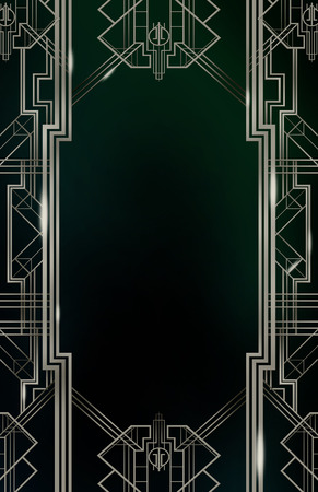 Gatsby Art Deco Backgroundの写真素材