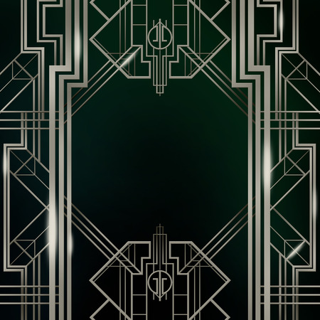 Gatsby Art Deco Backgroundの写真素材