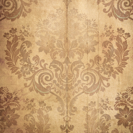 Louisiana Life New Orleans Culture Parchment Damask Wallpaper Background