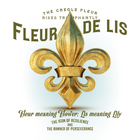 New Orleans French Quarter Louisiana Culture Decorative Artwork Square Backgroundの写真素材