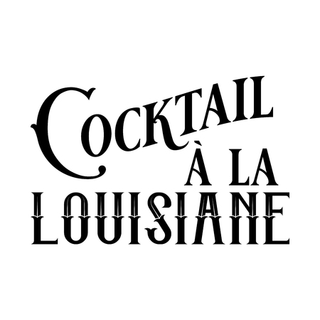 Historic New Orleans Cocktail Sketchの写真素材
