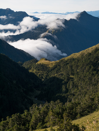 Qilai mountain in Taiwanの写真素材