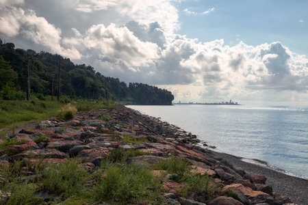 Batumi view from the distanceの写真素材