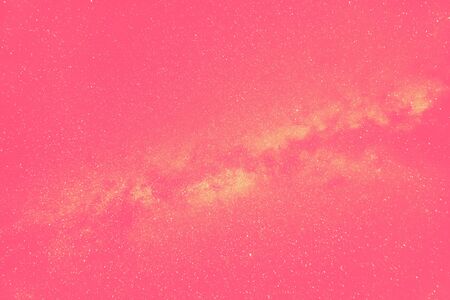 Billions of Milky Way Stars. Pink abstract background illustrationの写真素材