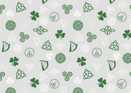 Celtic Symbols banner.の写真素材