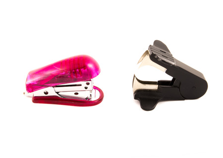 staple remover and staplerの写真素材