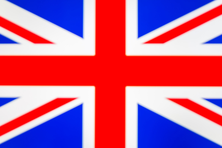 abstract blurred background color of the national flag of the United Kingdom, Patriotic backgroundの写真素材