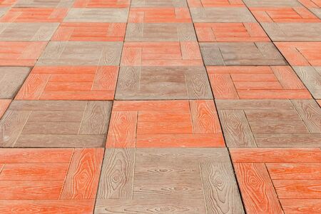 red and brown floor tiles, tiled area, background