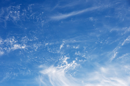 blue sky natural background. White clouds in the blue sky