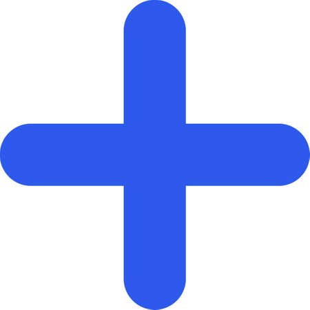 Blue plus sign for various usesのイラスト素材