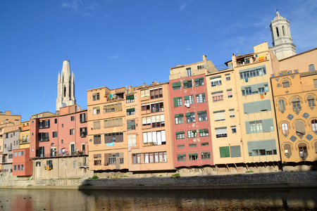 View of the city of Girona, Spain