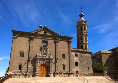 Church of San Juan de los Panetes in Zaragoza, Aragon, Spainの写真素材