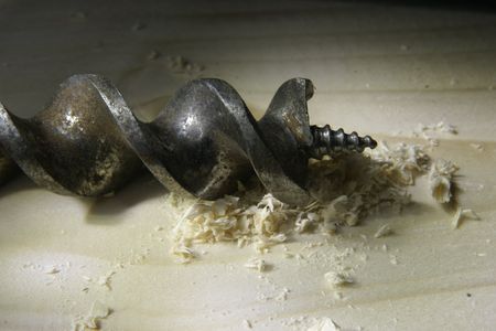 Wood Drillerの写真素材