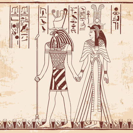 Egyptian national drawing.のイラスト素材