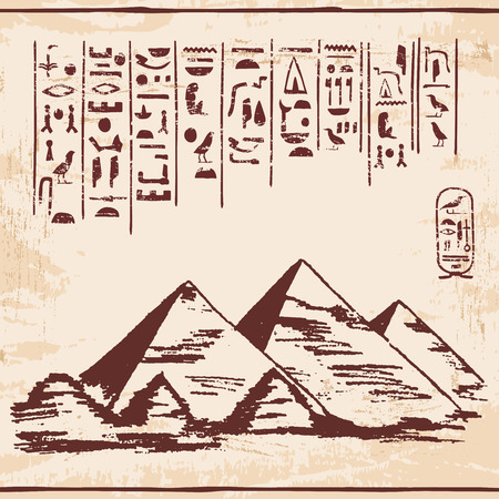 Egyptian national drawing.のイラスト素材