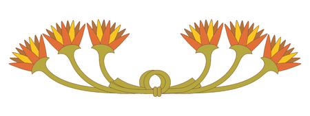 Egyptian national ornament.のイラスト素材