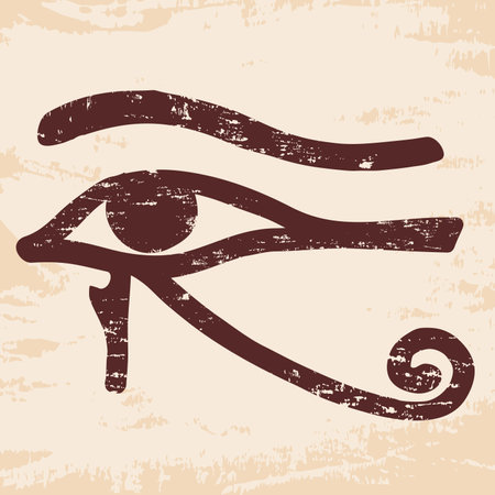 Egyptian old drawing.のイラスト素材