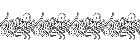 Vector floral ornament.のイラスト素材
