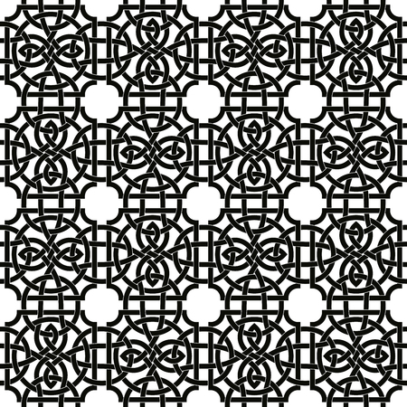 Celtic national ornament seamless pattern illustration.のイラスト素材