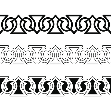 Celtic national seamless ornament.のイラスト素材