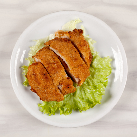 Food in the plate.の写真素材