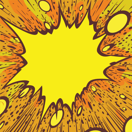 Bright multicolored vector background for design in pop art style.のイラスト素材