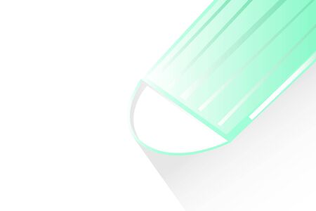 mask surgical mask green maskのイラスト素材