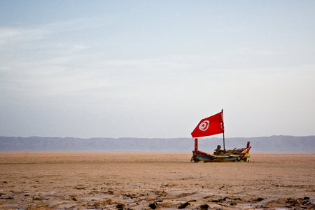 Boat sandy seaの写真素材