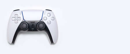Playstation 5 Dual Sense controller. 26 Nov, 2020, Sao Paulo, Brazil.