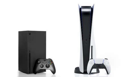 Xbox Series X and Playstation 5 isolated, 5 Jul, 2021, Sao Paulo, Brazil