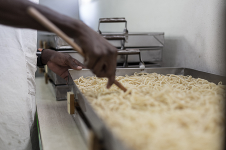 Handmade Pasta Pici Tuscanyの写真素材