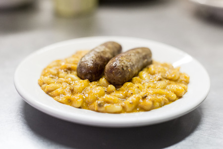 Sausages And Beansの写真素材