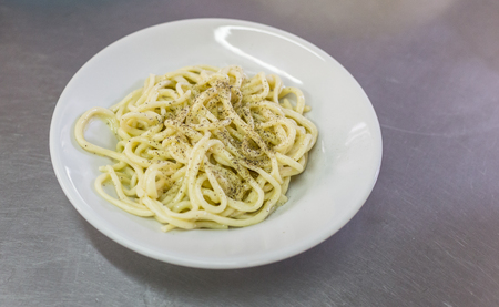 Handmade Pasta Pici Tuscanyの写真素材
